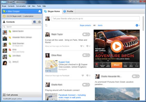 Skype Reklamları Modelleri ve Örnekleri